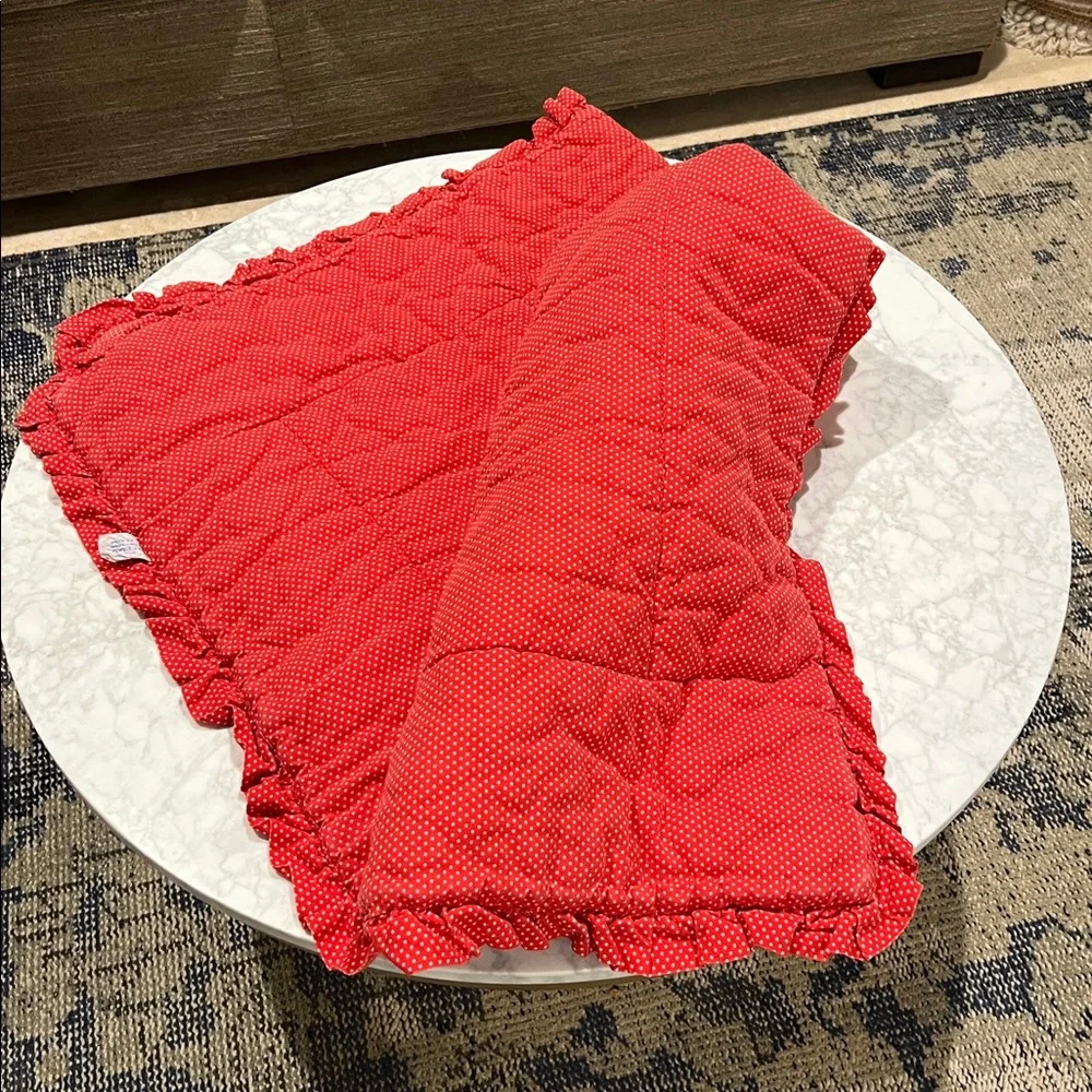 Glenna Jane Reversible Crib Blanket.
